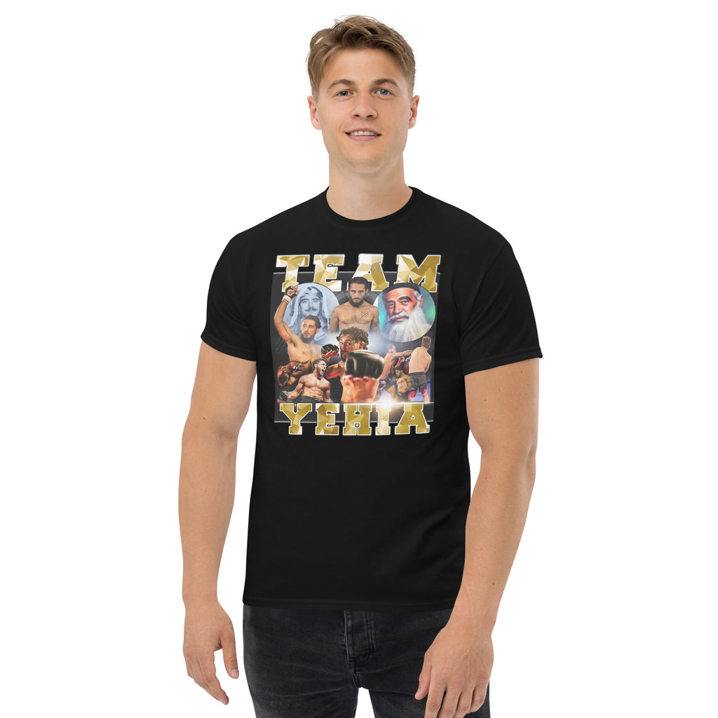 Team Yehia  West Bank Gold Adult - CraftNOLA Tee - Black