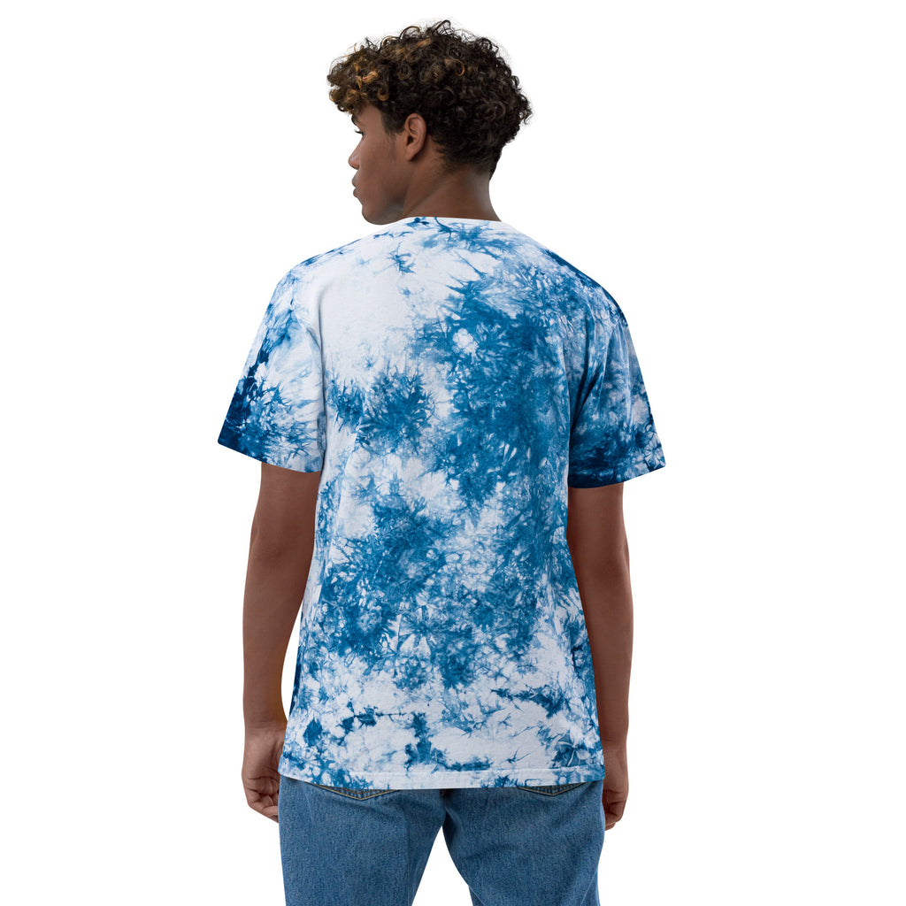 Peace Sign Oversized tie-dye t-shirt