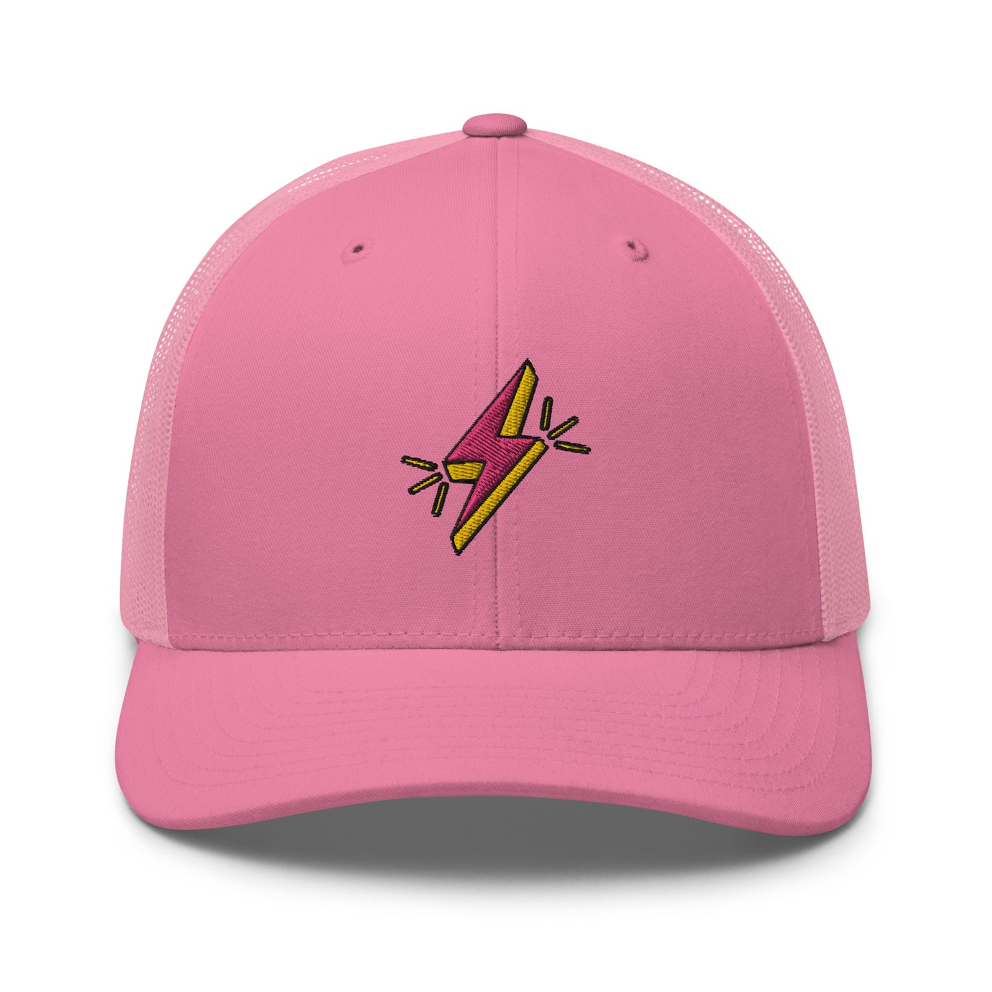 All Over Pink Lightning Trucker Cap