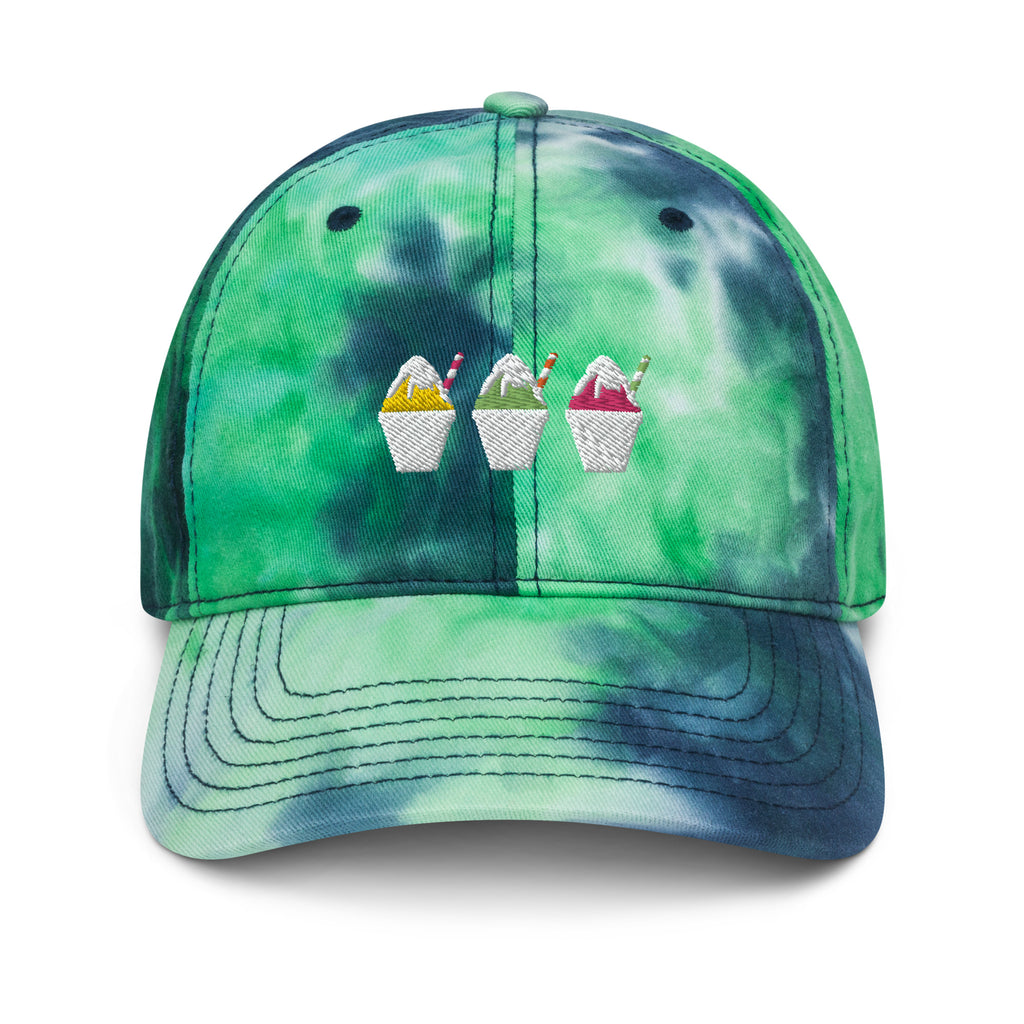 Summer Snowball Trio Cap - CraftNOLA Cap - Multi Color Tie Dye