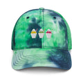 Summer Snowball Trio Cap - CraftNOLA Cap - Multi Color Tie Dye