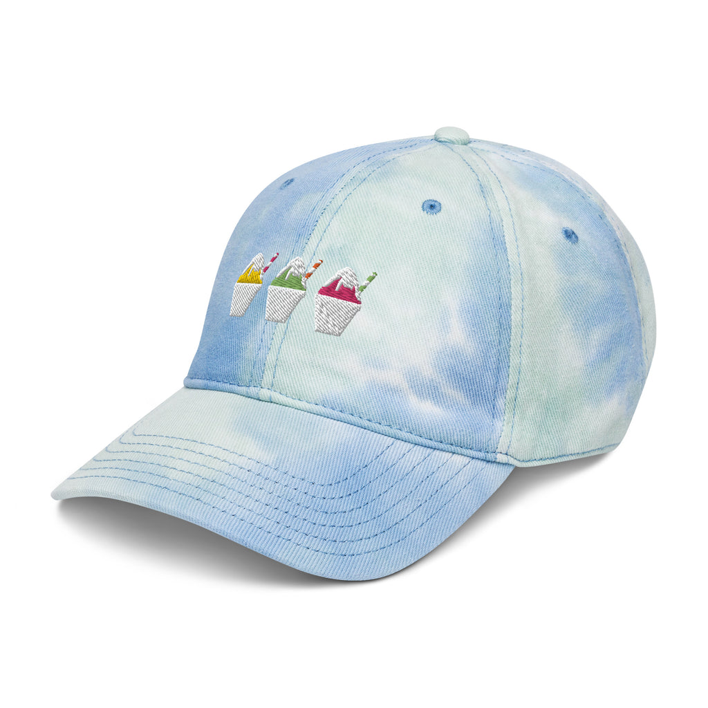 Summer Snowball Trio Cap - CraftNOLA Cap - Multi Color Tie Dye