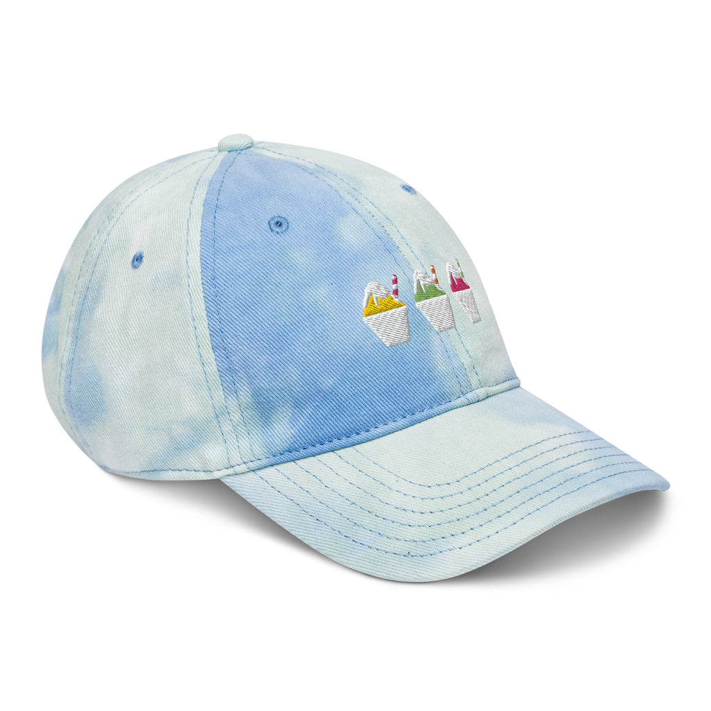 Summer Snowball Trio Cap - CraftNOLA Cap - Multi Color Tie Dye