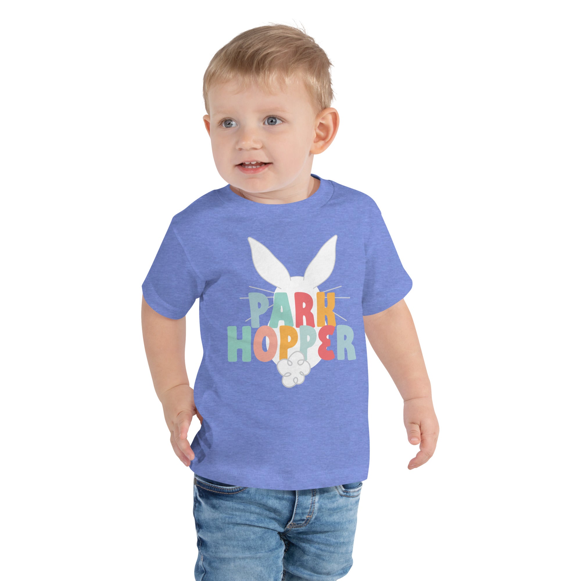 Park Hopper Toddler Tee - CraftNOLA Tee - Blue, Pink, White, black