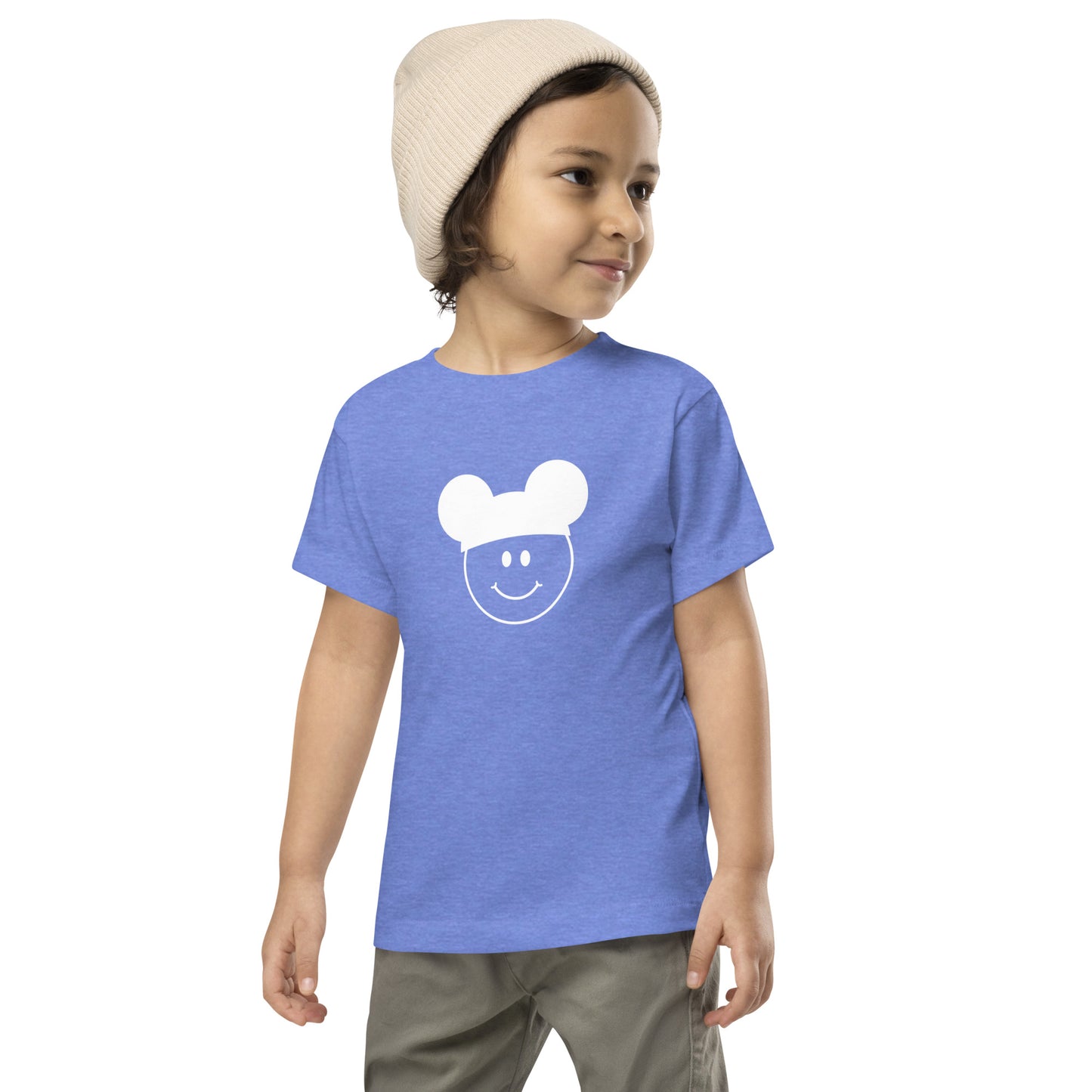 Groovy Smiles Front and Back Toddler Short Sleeve Tee