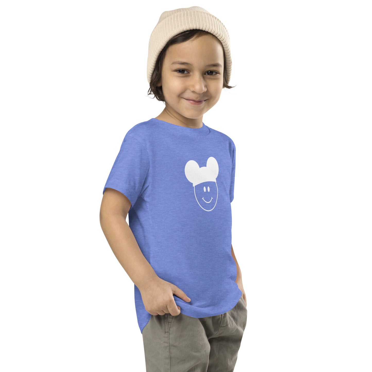 Groovy Smiles Front and Back Toddler Short Sleeve Tee