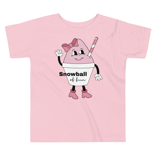 Girls Snowball Toddler Short Sleeve Tee