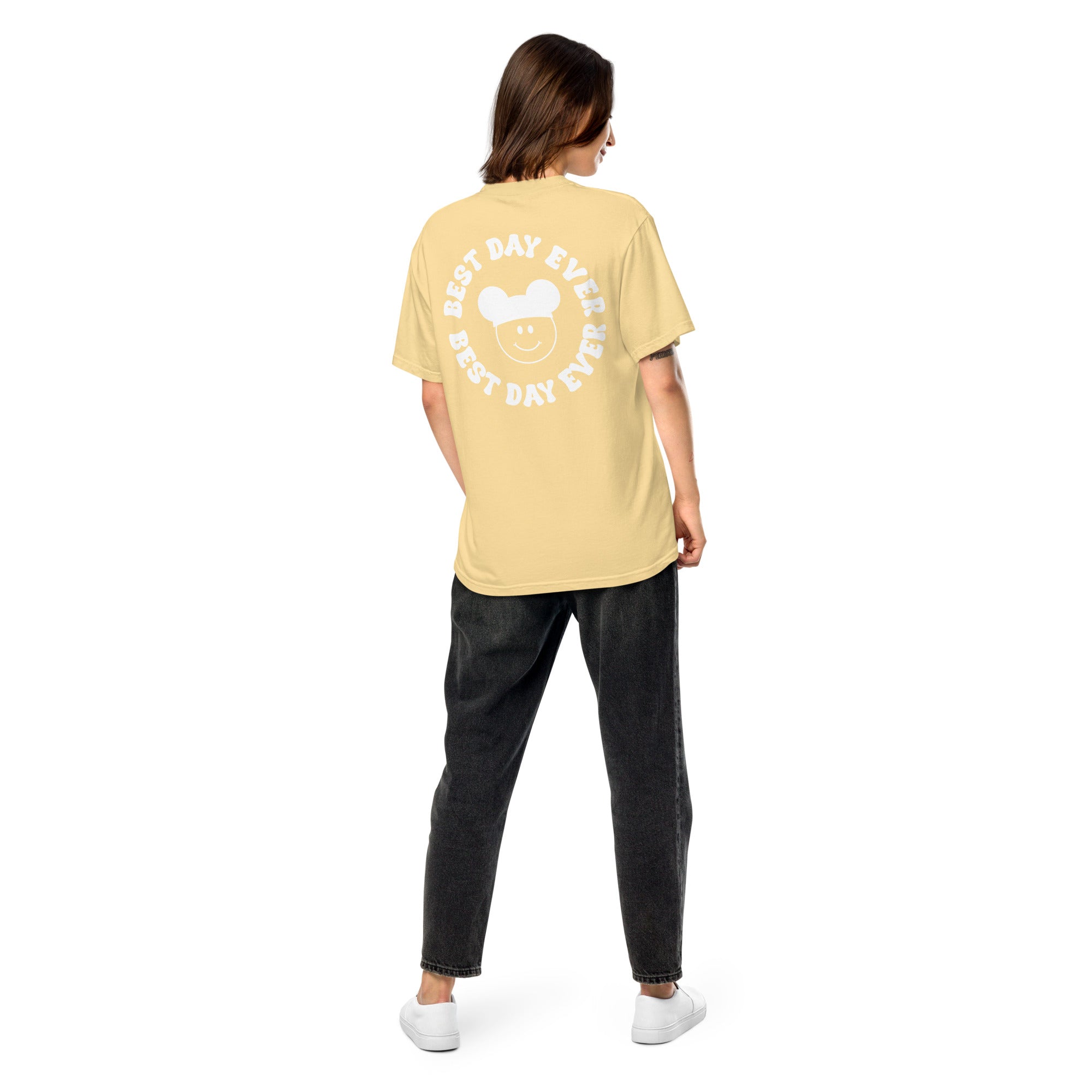 Feeling Groovy Best Day Ever Unisex garment-dyed heavyweight t-shirt