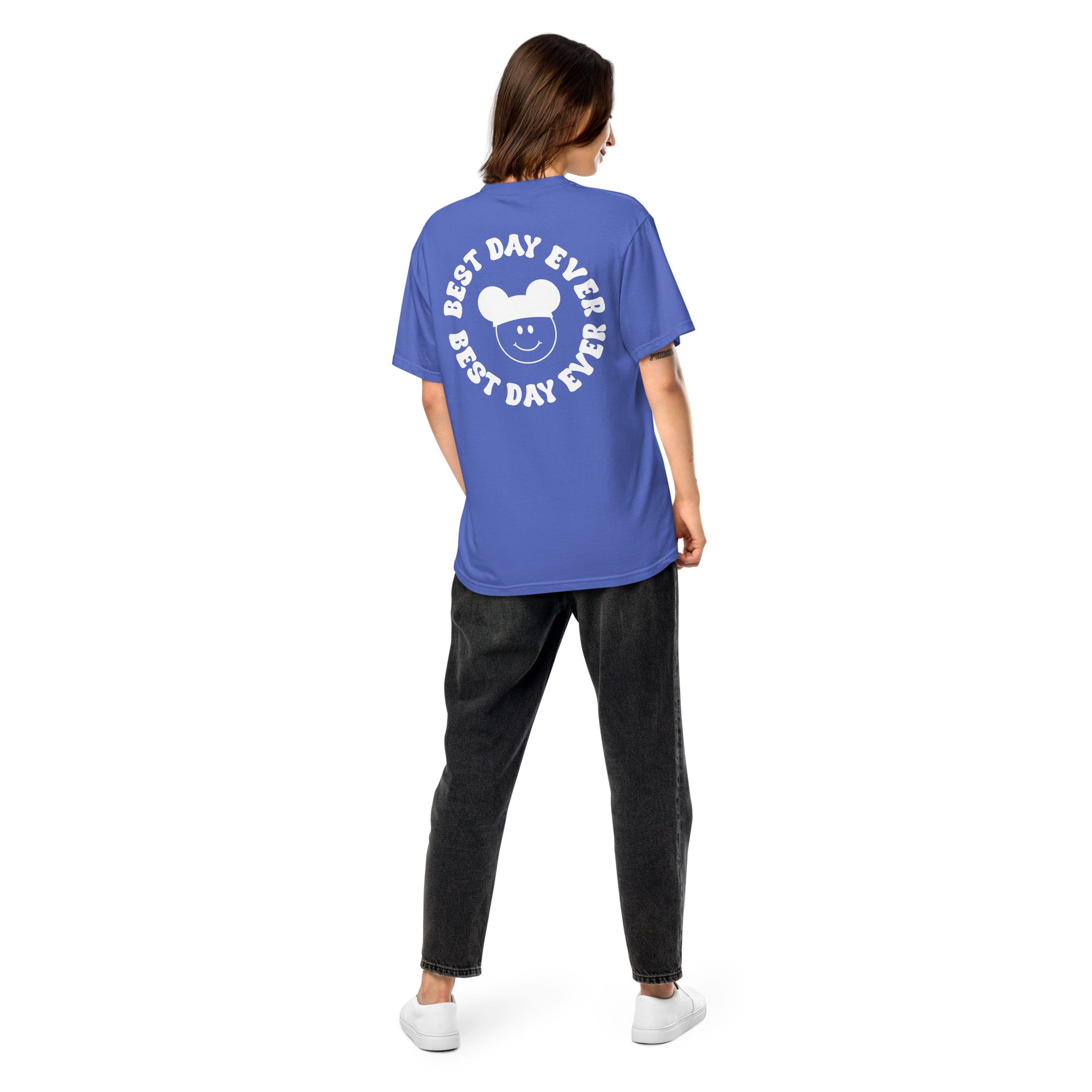Feeling Groovy Best Day Ever Unisex garment-dyed heavyweight t-shirt
