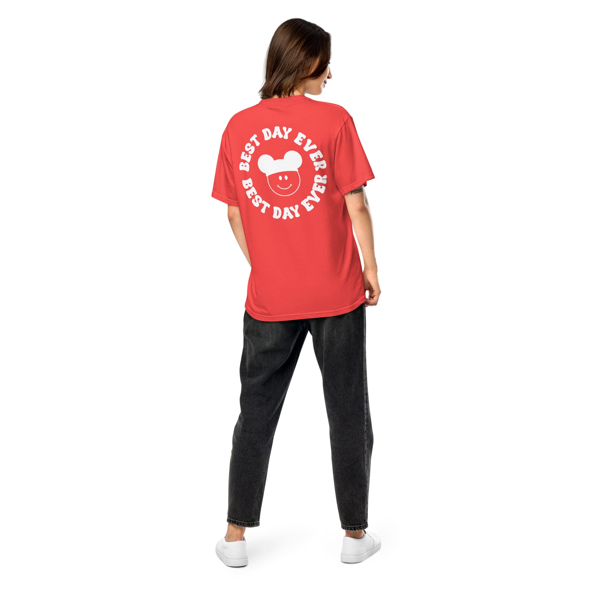 Feeling Groovy Best Day Ever Unisex garment-dyed heavyweight t-shirt