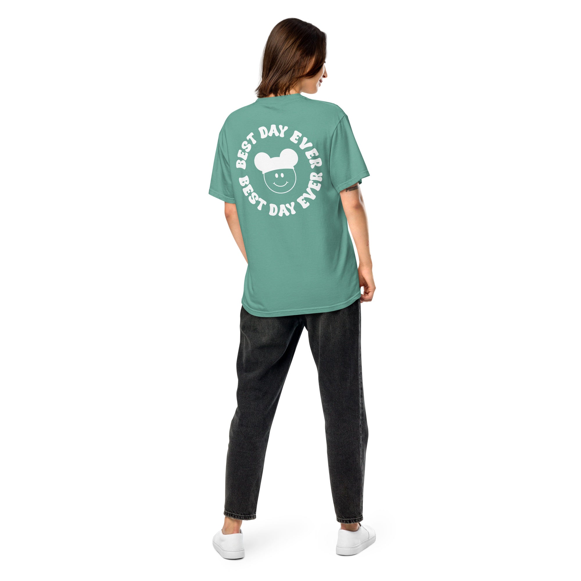 Feeling Groovy Best Day Ever Unisex garment-dyed heavyweight t-shirt