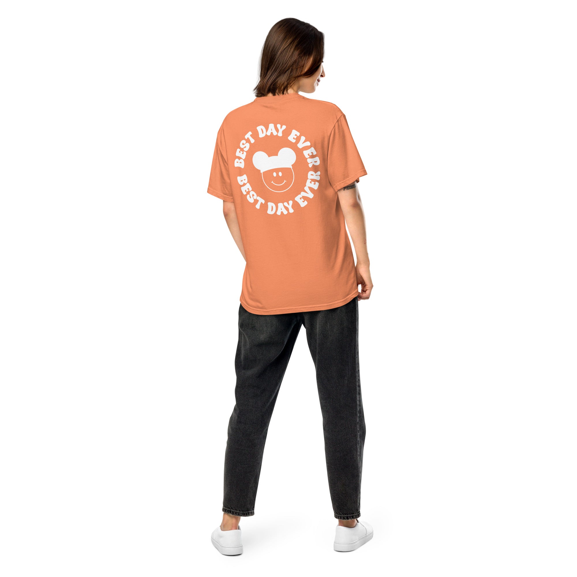 Feeling Groovy Best Day Ever Unisex garment-dyed heavyweight t-shirt