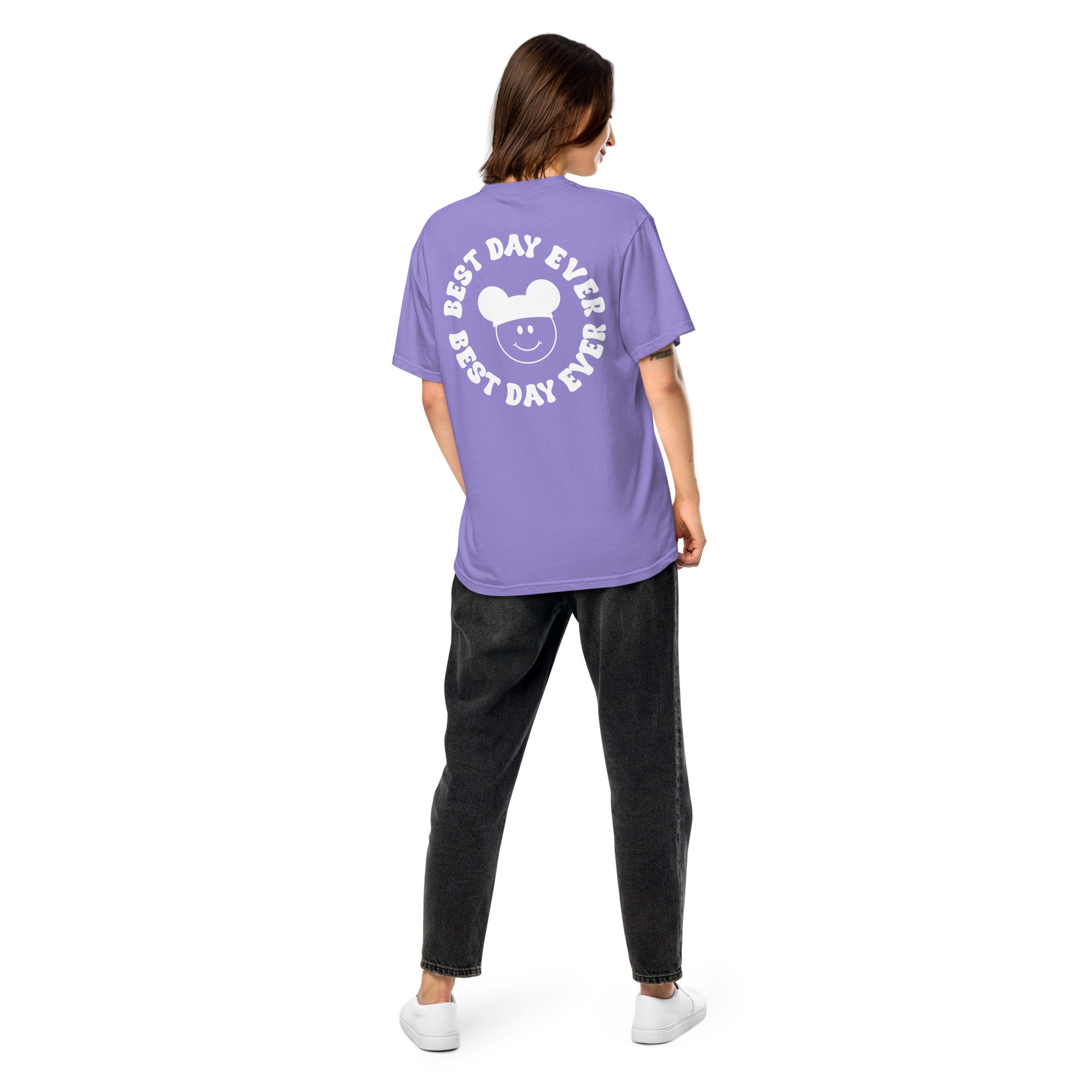 Feeling Groovy Best Day Ever Unisex garment-dyed heavyweight t-shirt