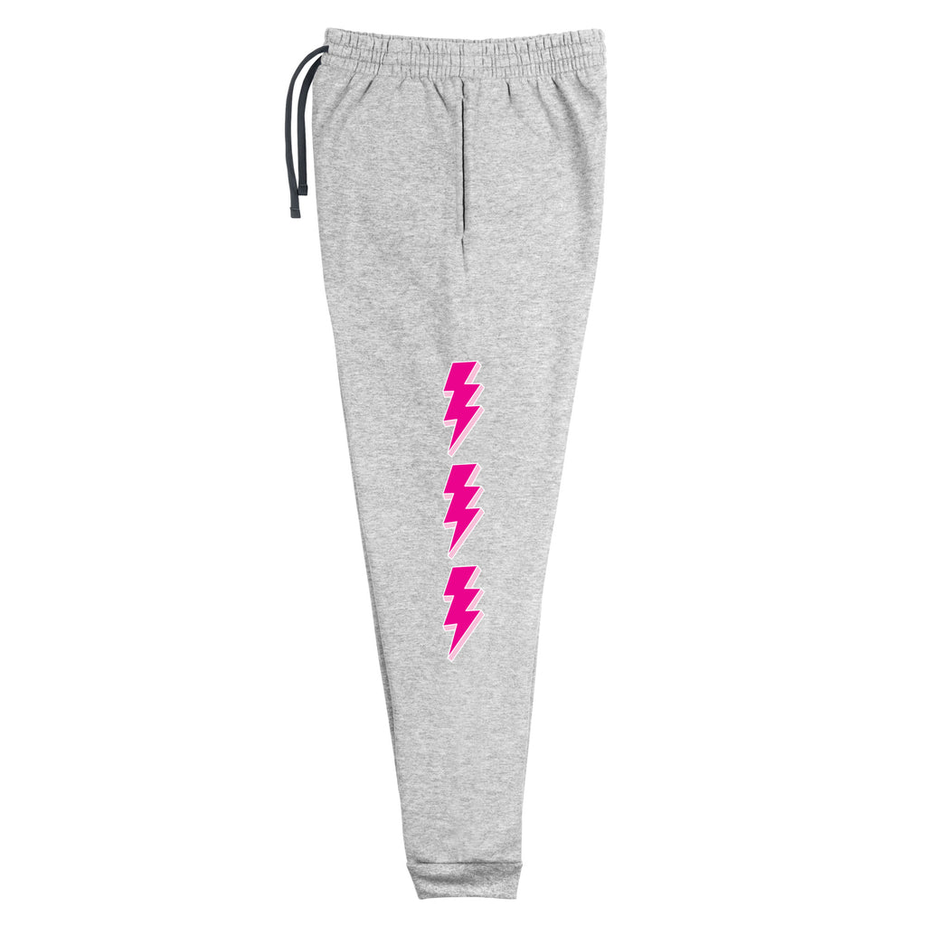 Pink Lightning Unisex Joggers