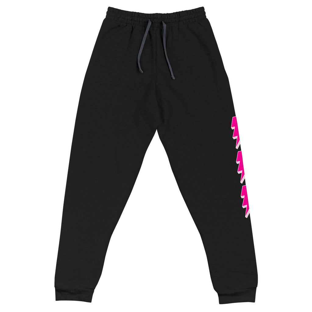 Pink Lightning Unisex Joggers