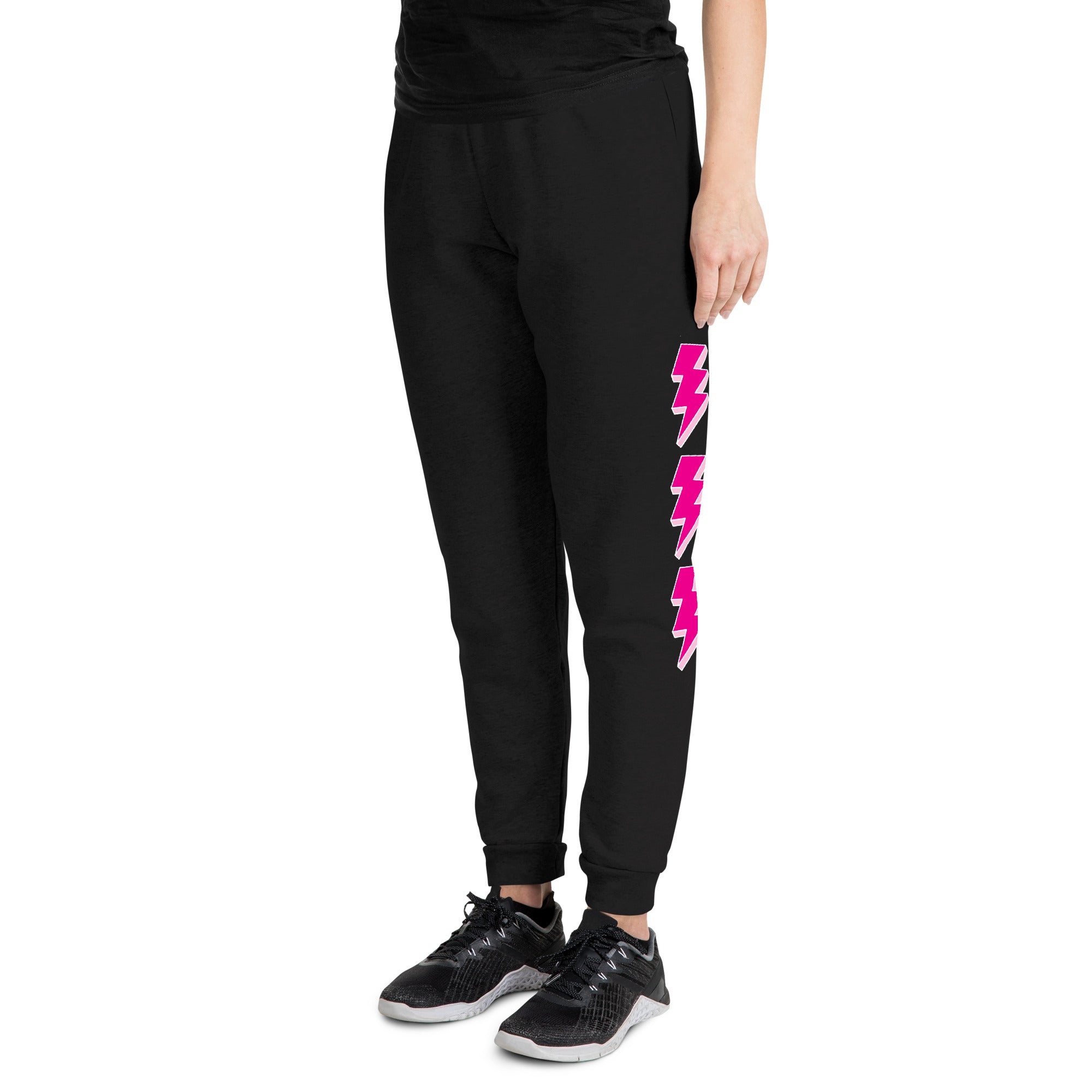 Pink Lightning Unisex Joggers
