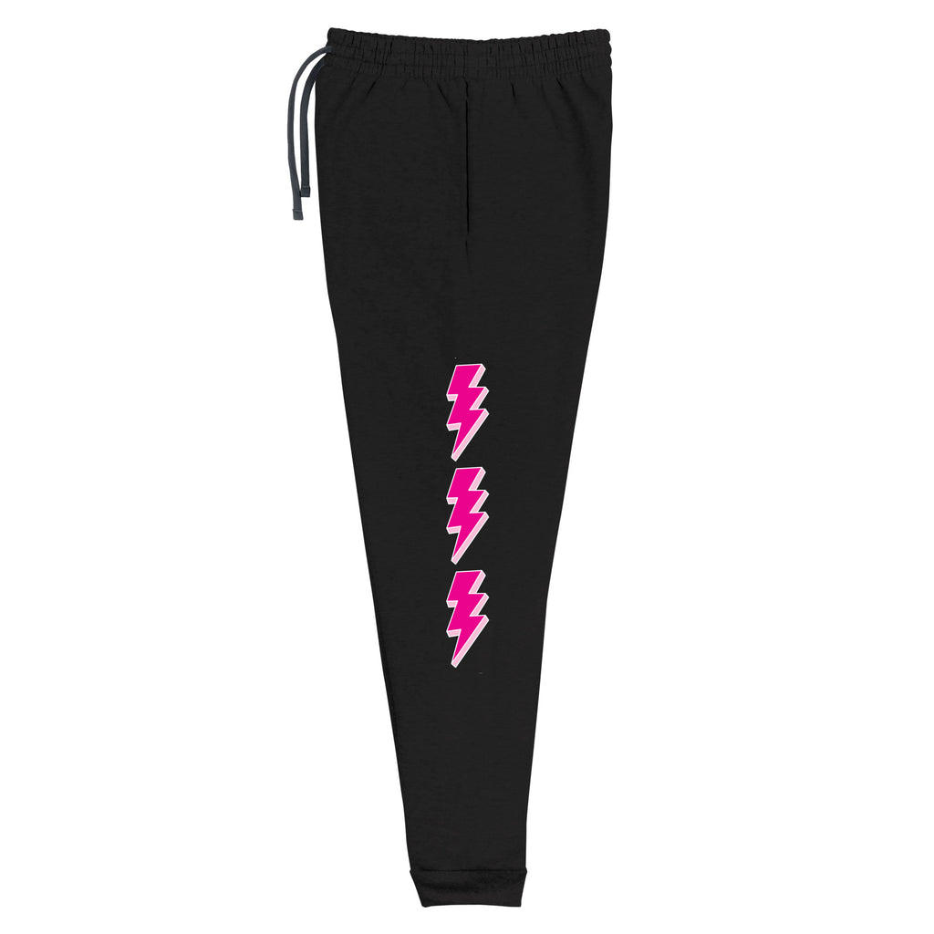Pink Lightning Unisex Joggers