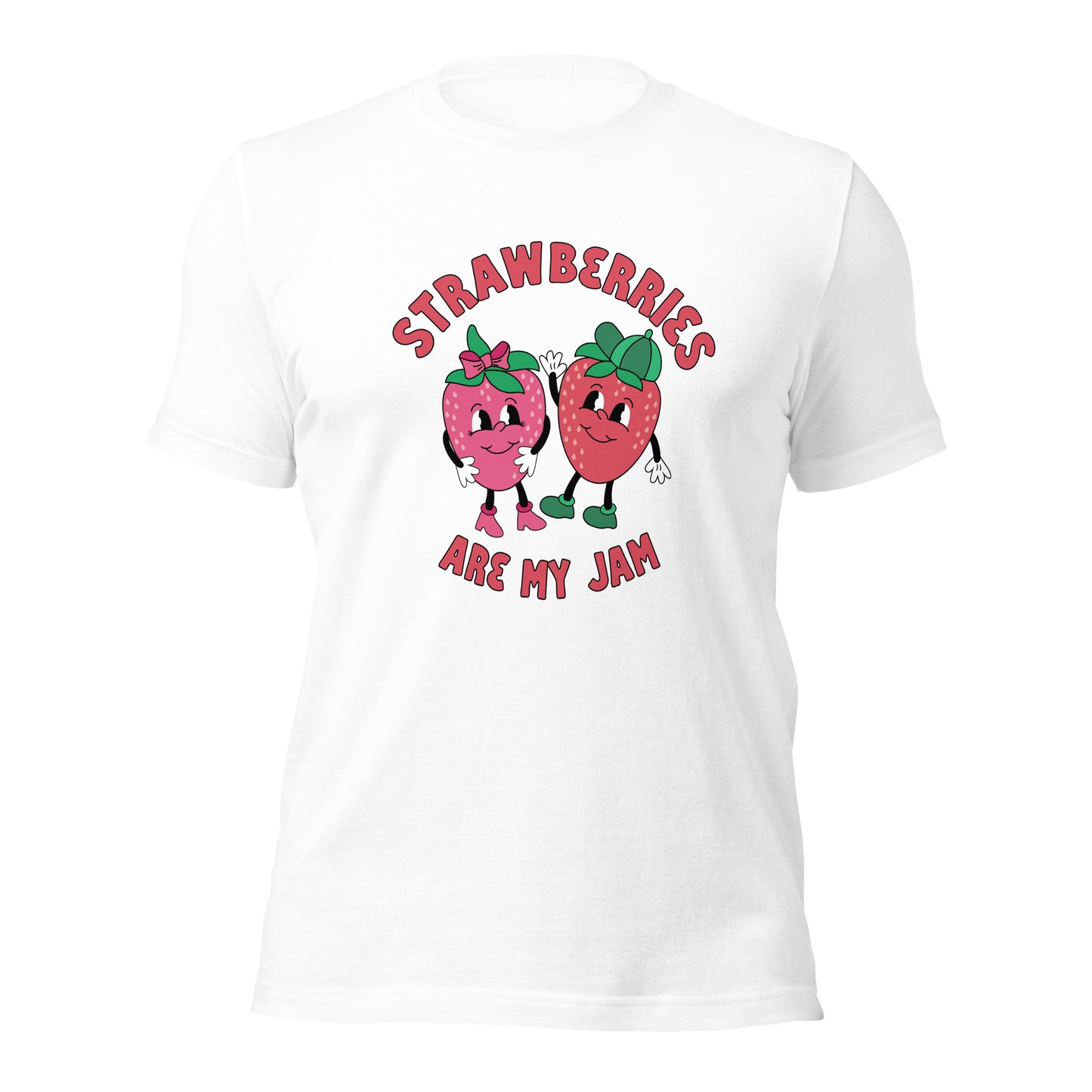 Strawberries are my Jam - CraftNOLA Tee - White