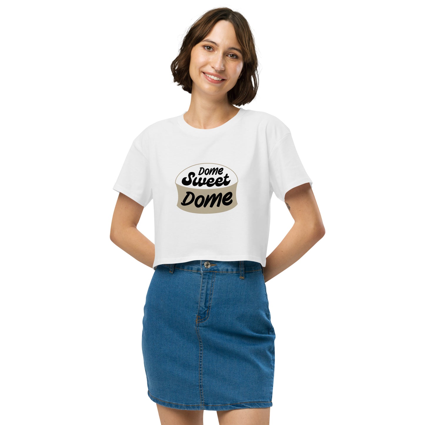 Dome Sweet Superdome Women’s crop top - New Orleans Football