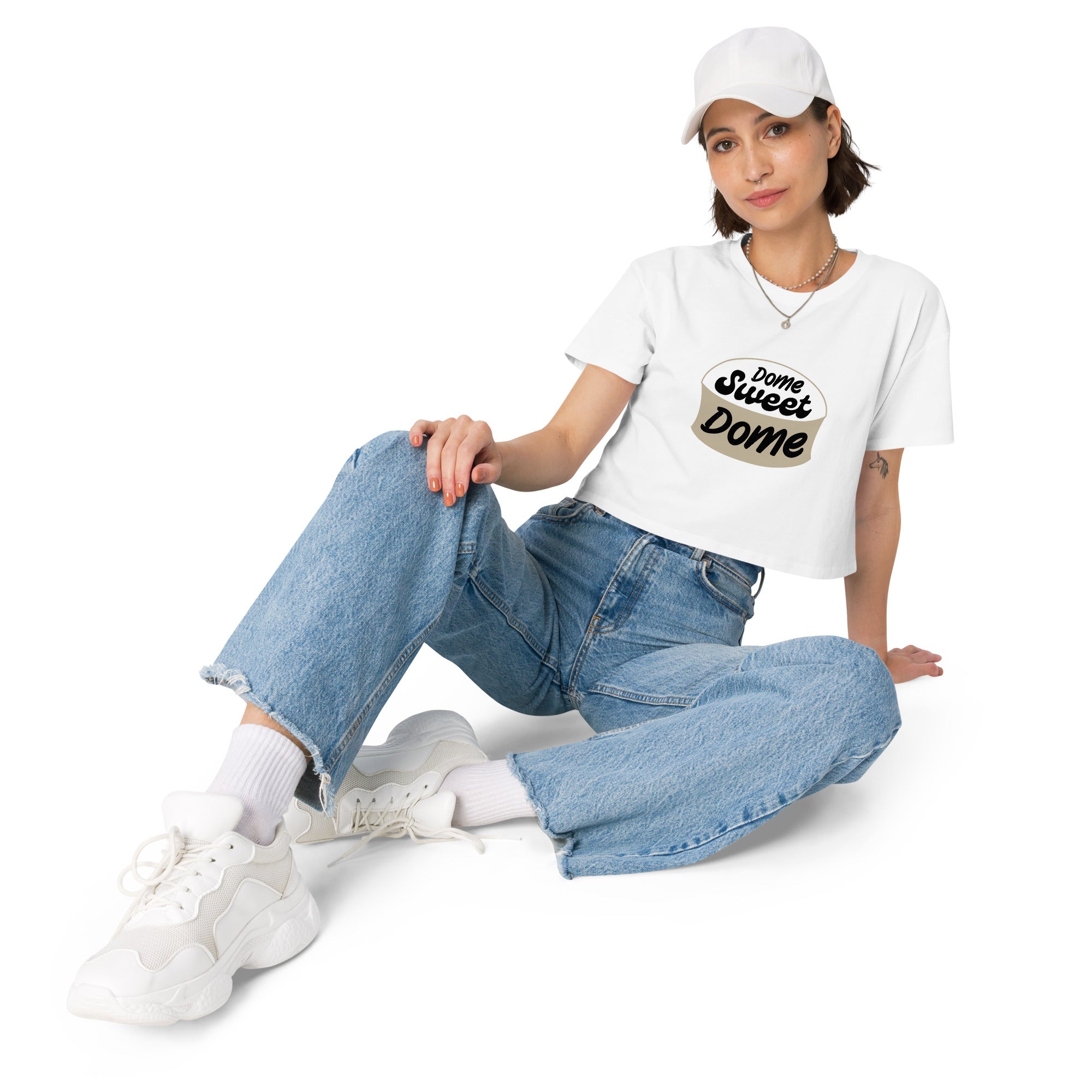 Dome Sweet Superdome Women’s crop top - New Orleans Football