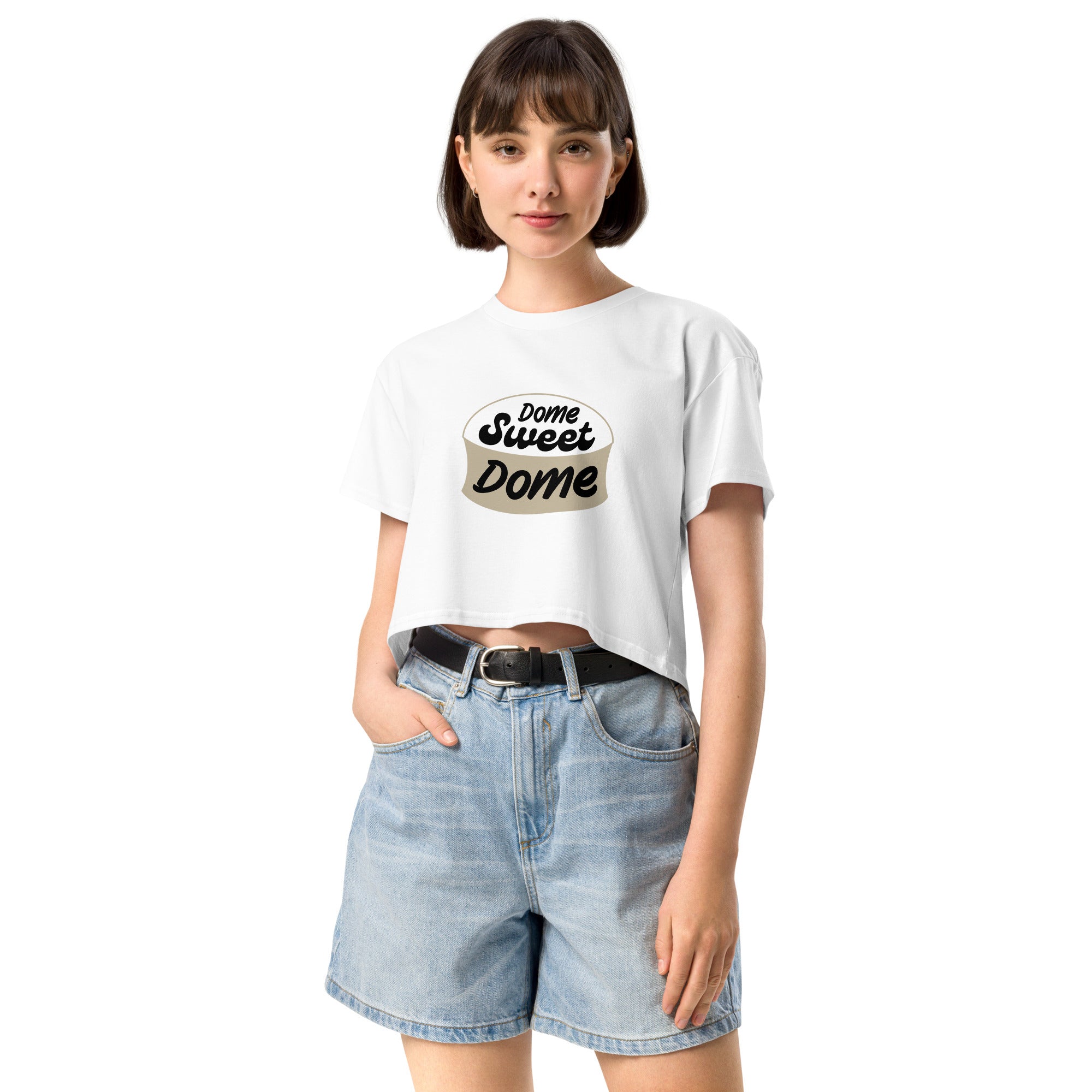 Dome Sweet Superdome Women’s crop top - New Orleans Football