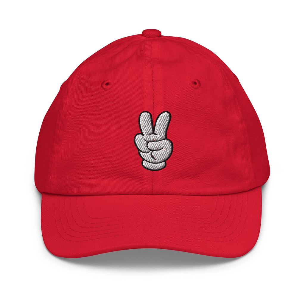 Peace out Youth baseball cap