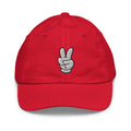 Peace out Youth baseball cap