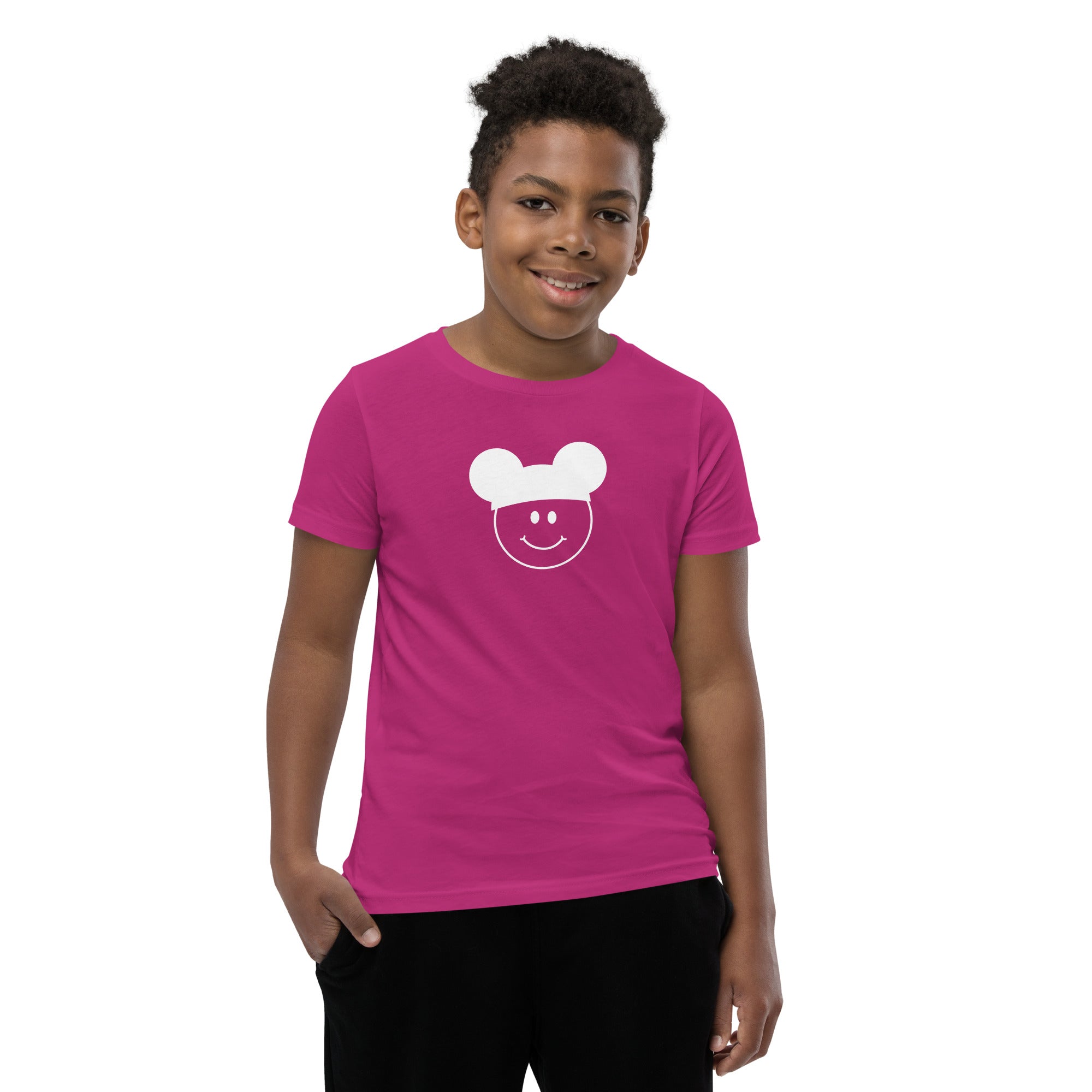 Groovy Smiles Front and Back Youth Short Sleeve T-Shirt