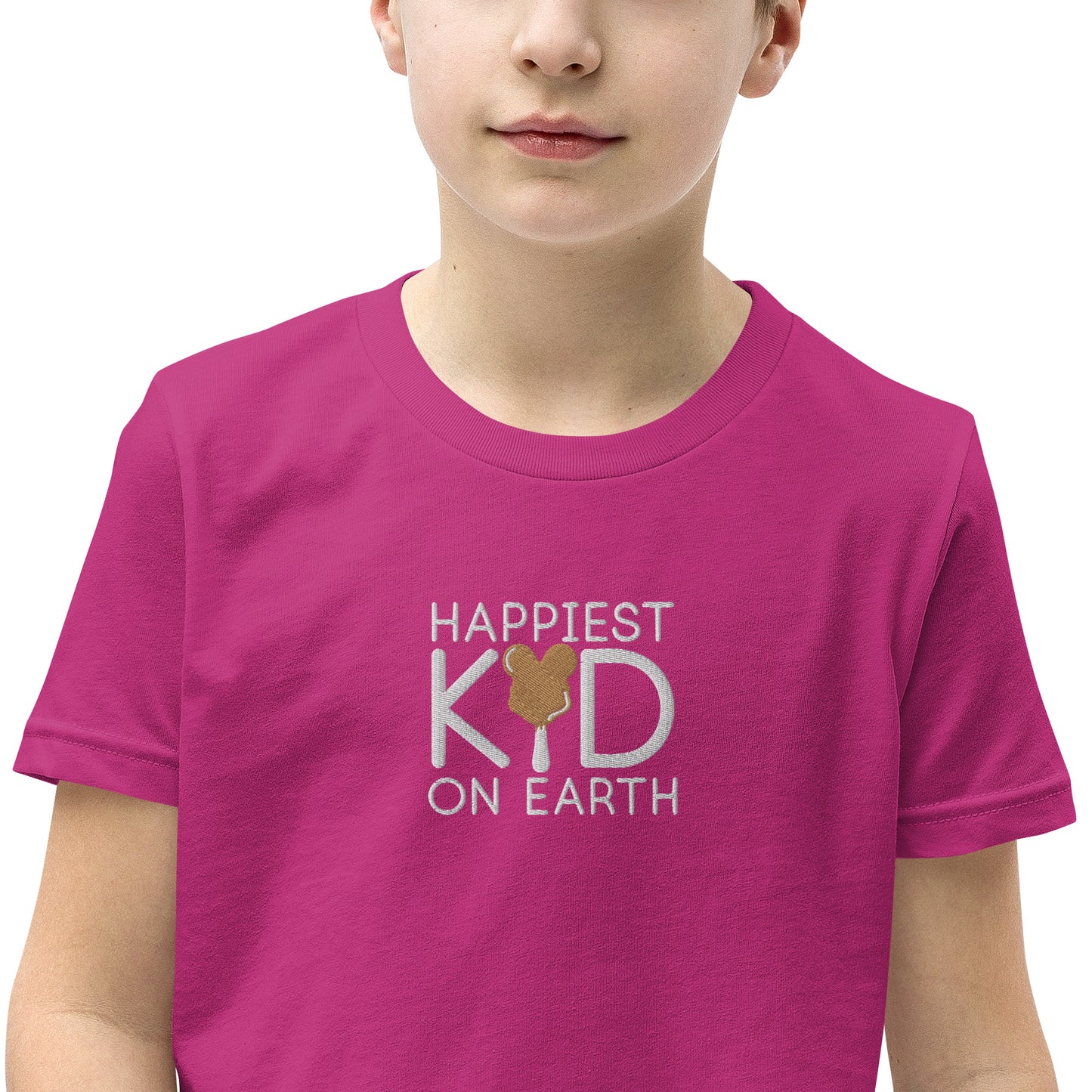 Happiest Kid on Earth Ice Cream - Youth Short Sleeve T-Shirt - CraftNOLA