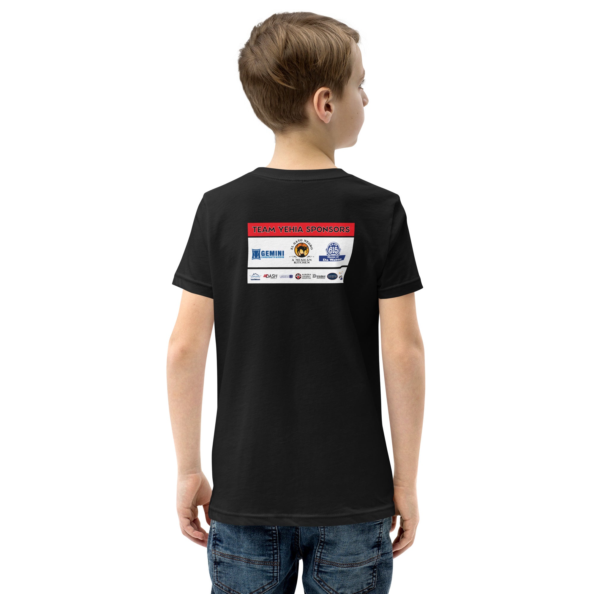 Team Yehia West Bank Gold Youth - CraftNOLA Tee - Black