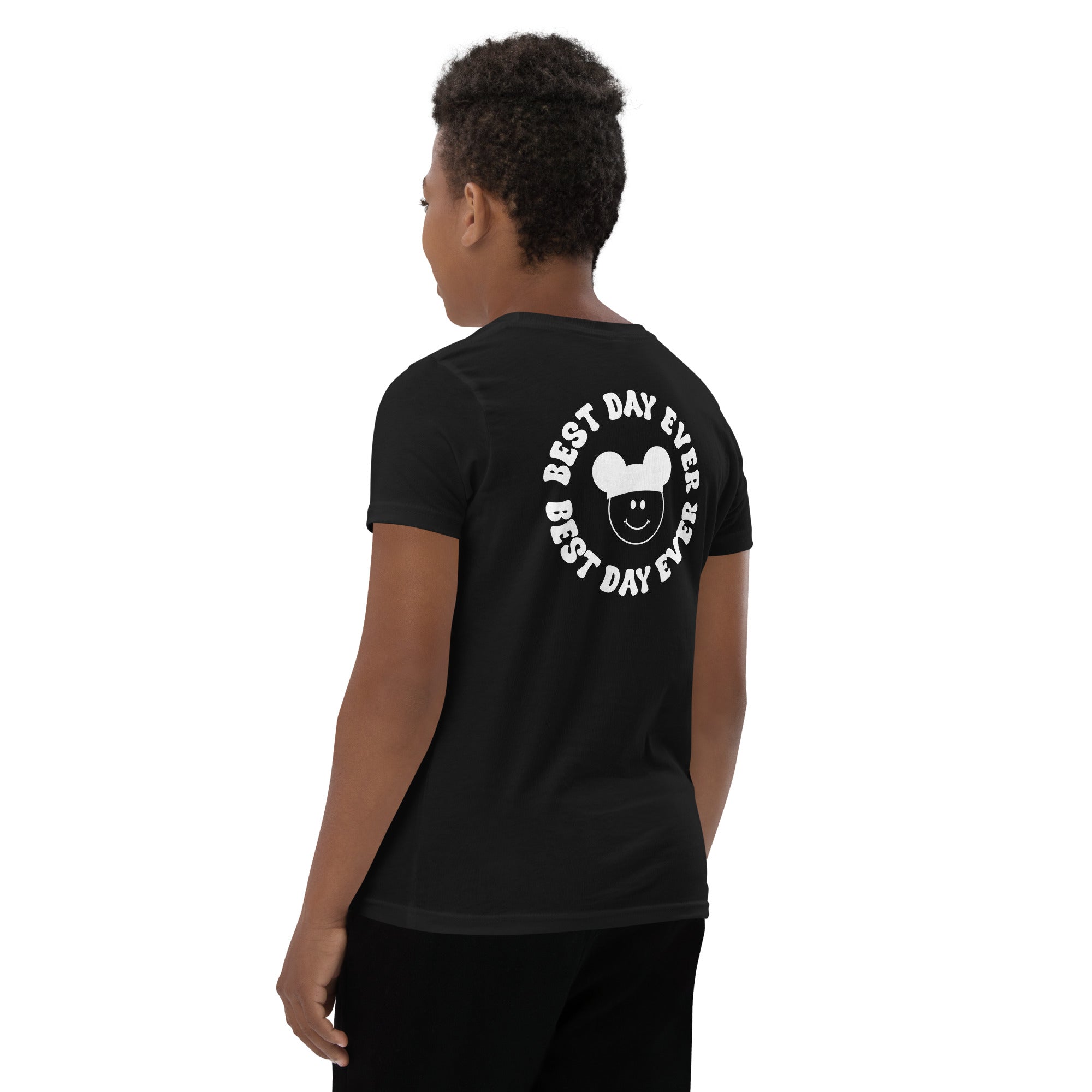 Groovy Smiles Front and Back Youth Short Sleeve T-Shirt