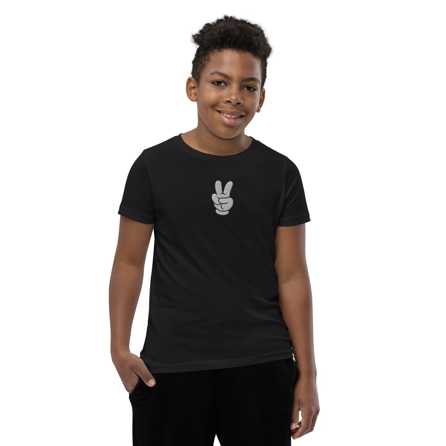 Peace Sign Youth Short Sleeve T-Shirt