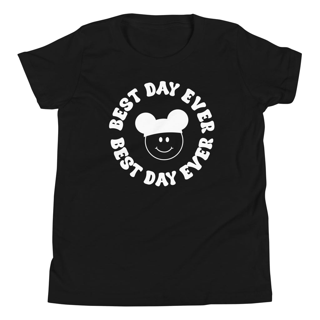 Groovy Best Day Ever Youth Short Sleeve T-Shirt