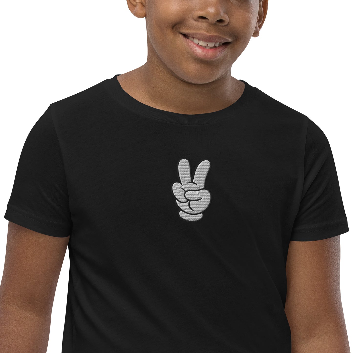 Peace Sign Youth Short Sleeve T-Shirt