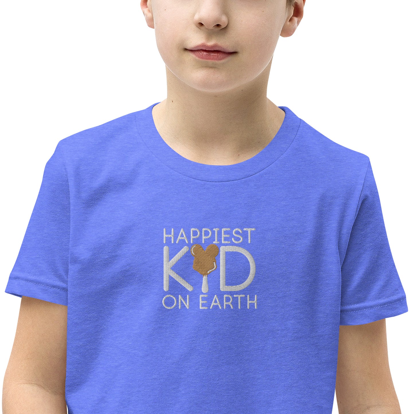 Happiest Kid on Earth Ice Cream - Youth Short Sleeve T-Shirt - CraftNOLA