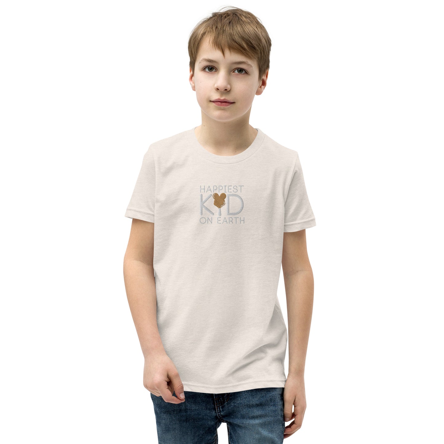 Happiest Kid on Earth Ice Cream - Youth Short Sleeve T-Shirt - CraftNOLA