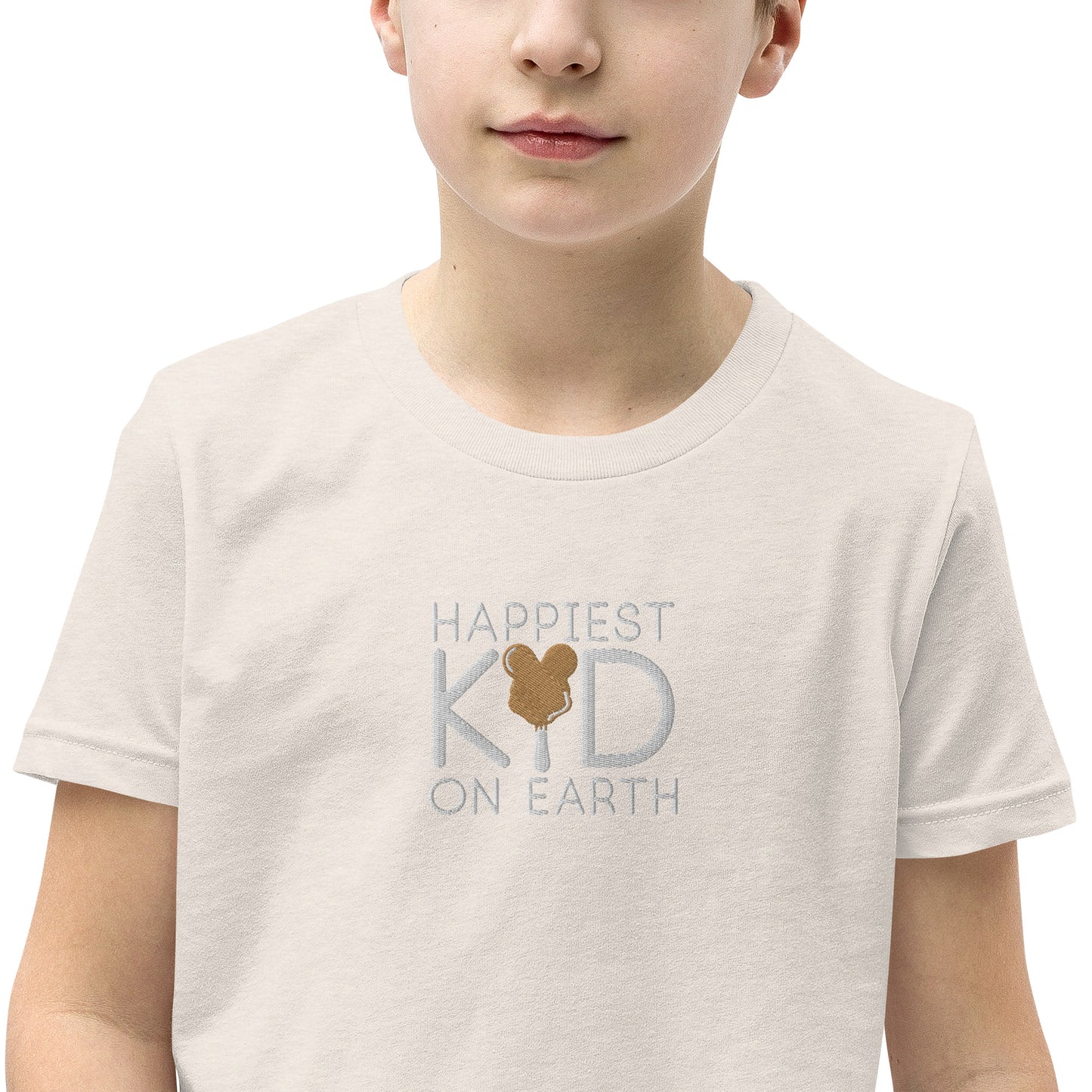 Happiest Kid on Earth Ice Cream - Youth Short Sleeve T-Shirt - CraftNOLA