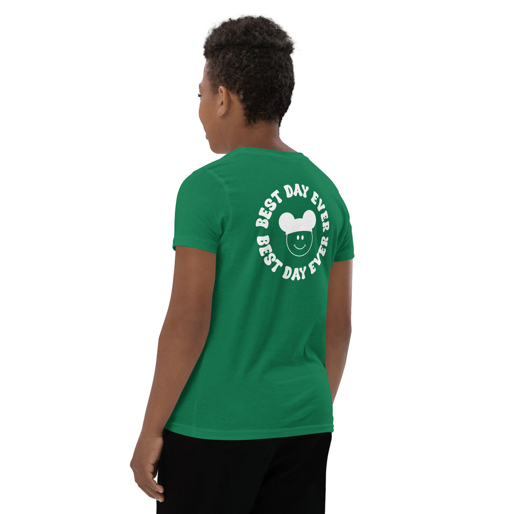 Groovy Smiles Front and Back Youth Short Sleeve T-Shirt