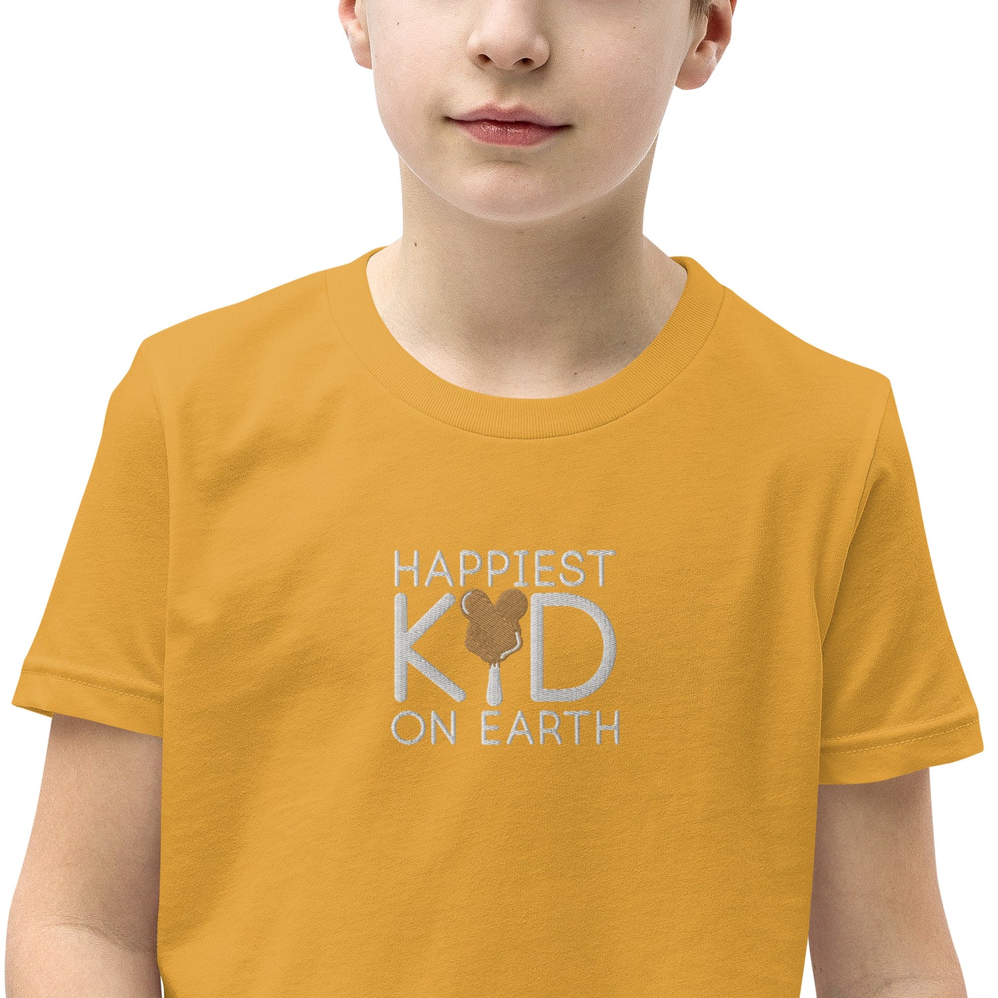 Happiest Kid on Earth Ice Cream - Youth Short Sleeve T-Shirt - CraftNOLA