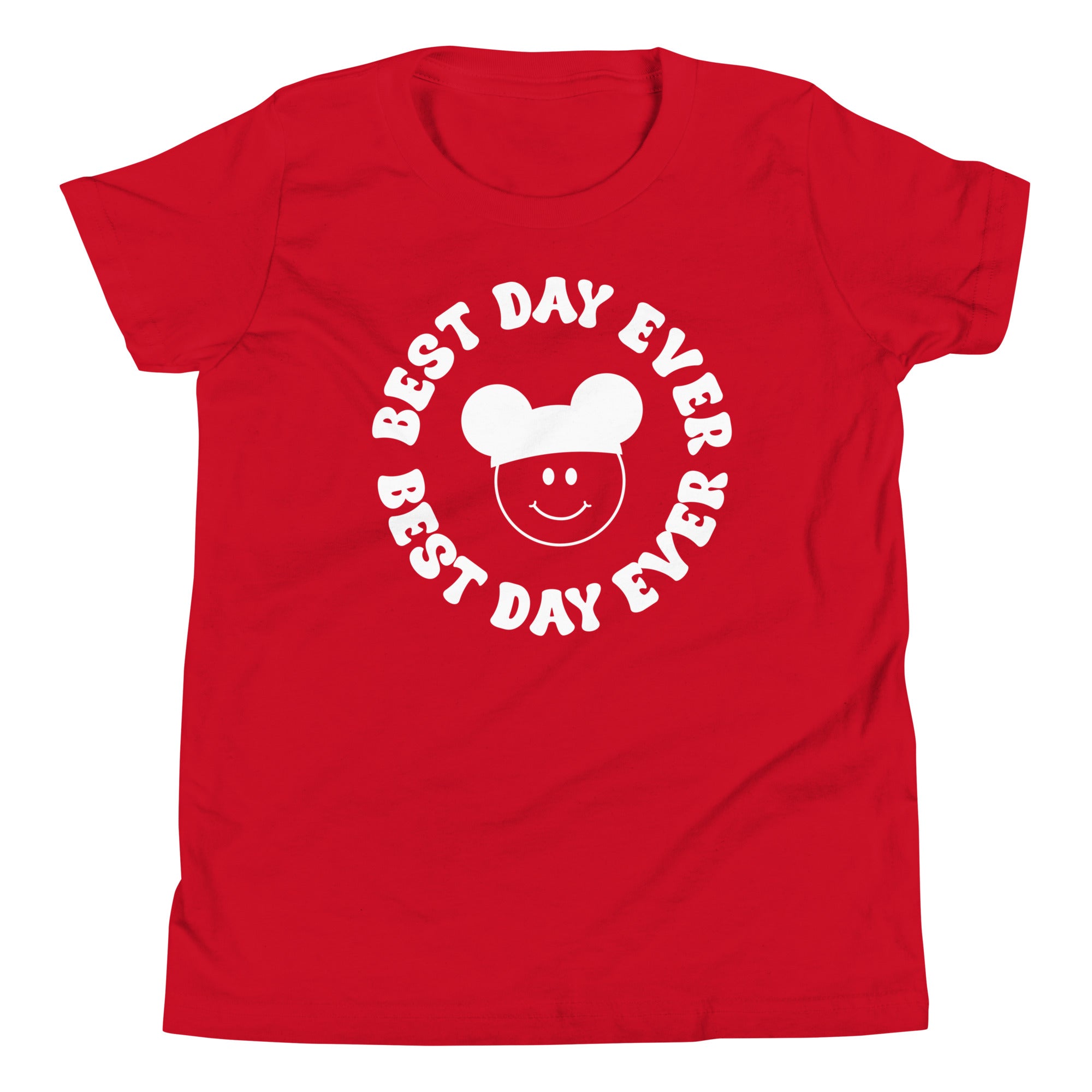 Groovy Best Day Ever Youth Short Sleeve T-Shirt