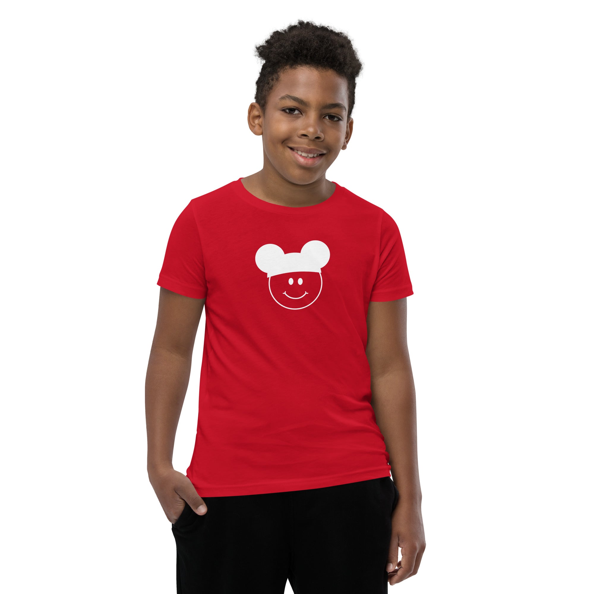 Groovy Smiles Front and Back Youth Short Sleeve T-Shirt