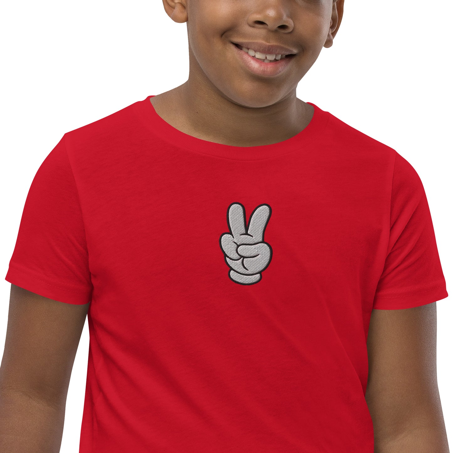 Peace Sign Youth Short Sleeve T-Shirt