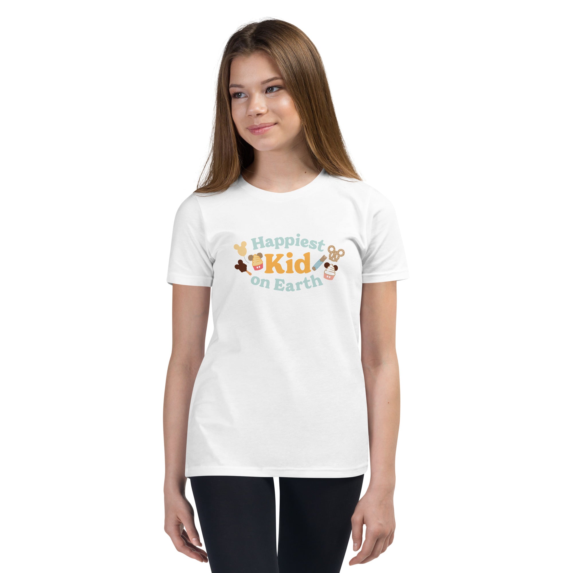 Happiest Kid On Earth Youth Short Sleeve Snack T-Shirt