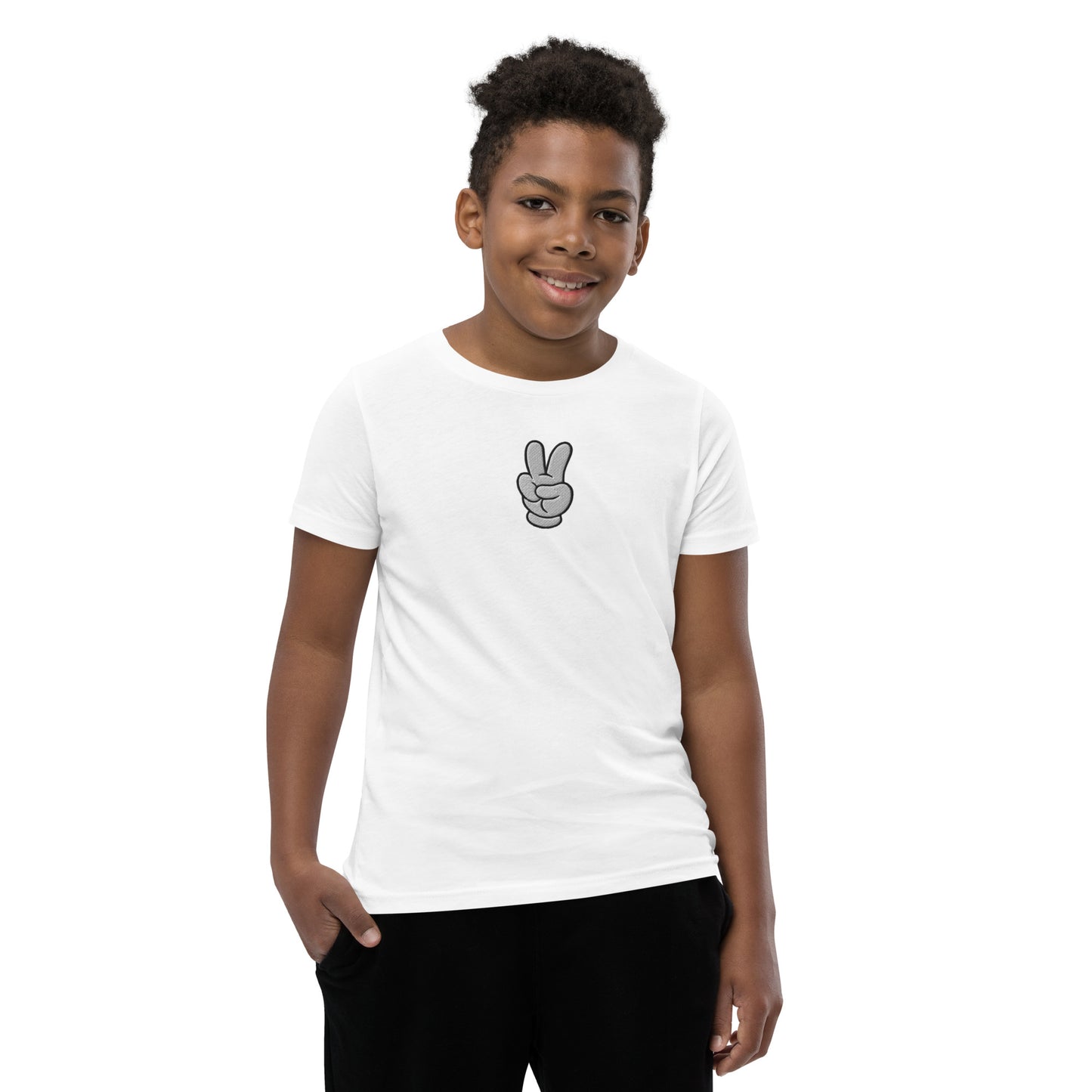 Peace Sign Youth Short Sleeve T-Shirt