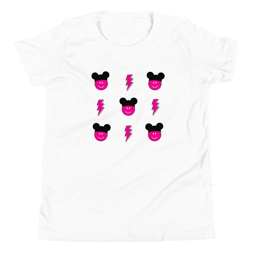 Pink Smiles Youth Short Sleeve T-Shirt