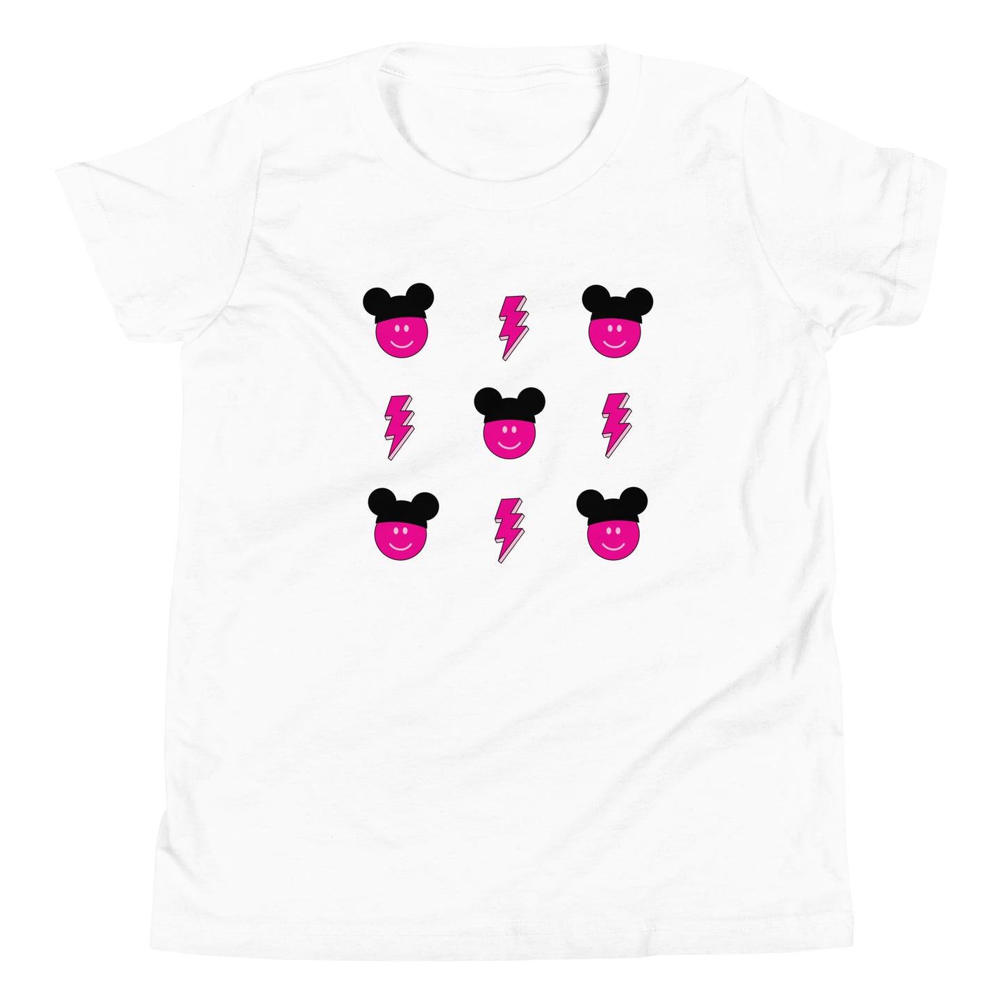 Pink Smiles Youth Short Sleeve T-Shirt