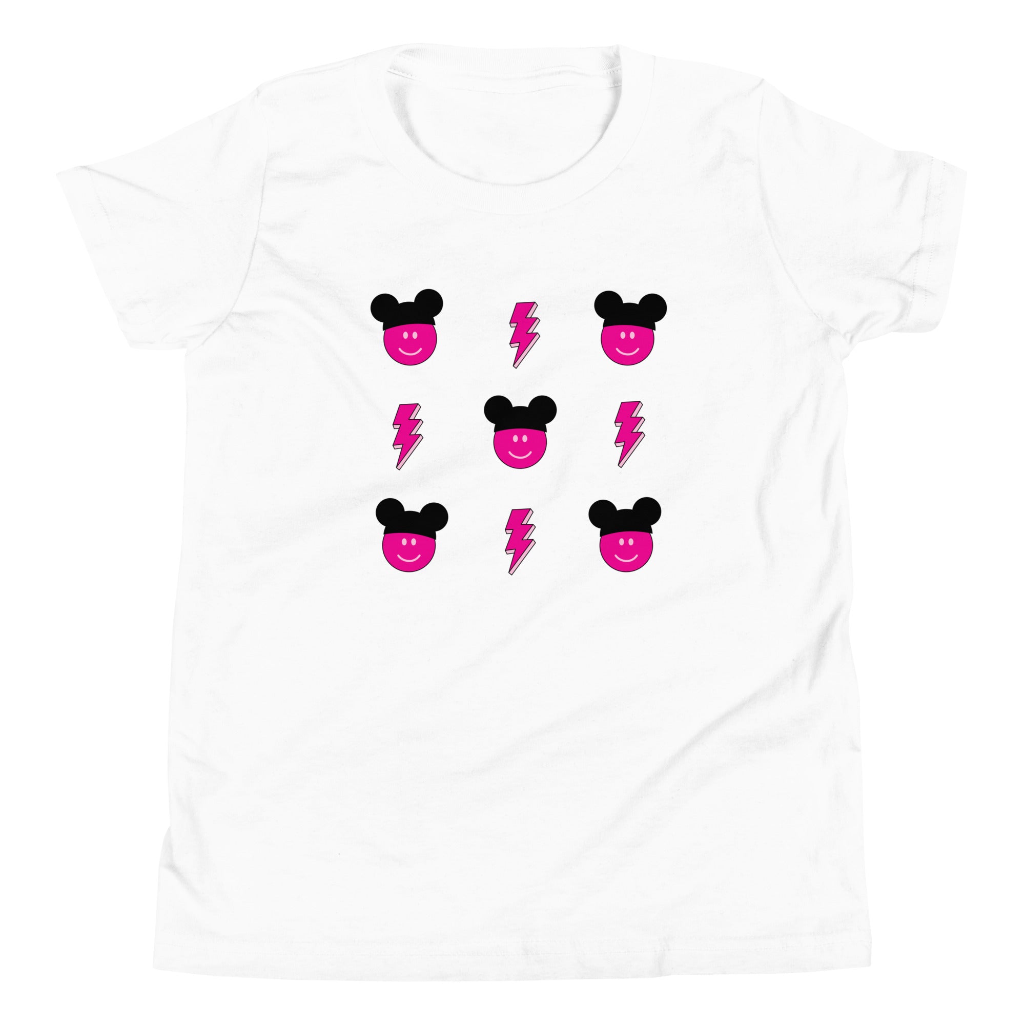 Pink Smiles Youth Short Sleeve T-Shirt