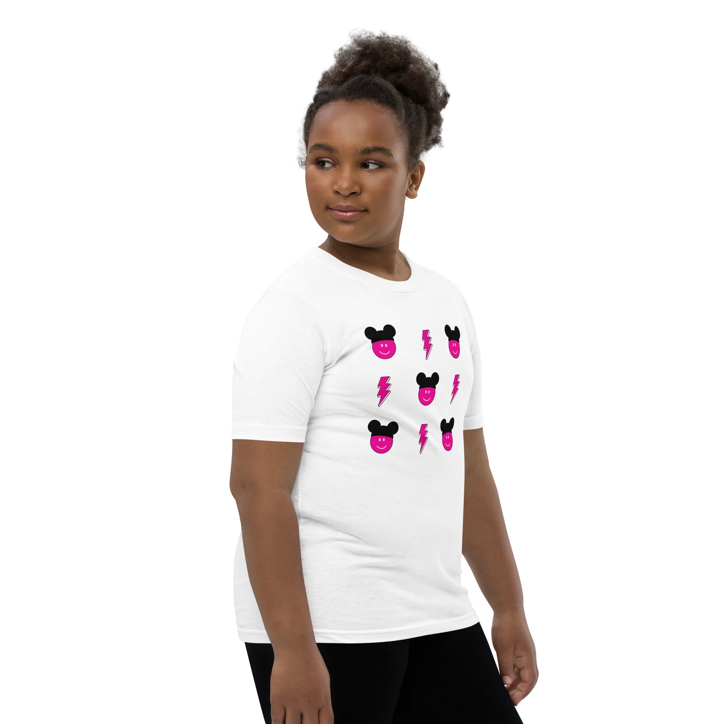 Pink Smiles Youth Short Sleeve T-Shirt